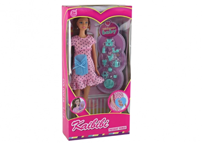 Marionnette de grossesse avec accessoires