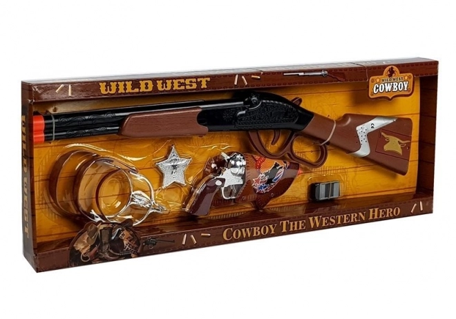 Ensemble d'armes de cow-boy + accessoires