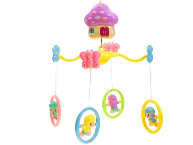 Mobile pastel avec boîte à musique