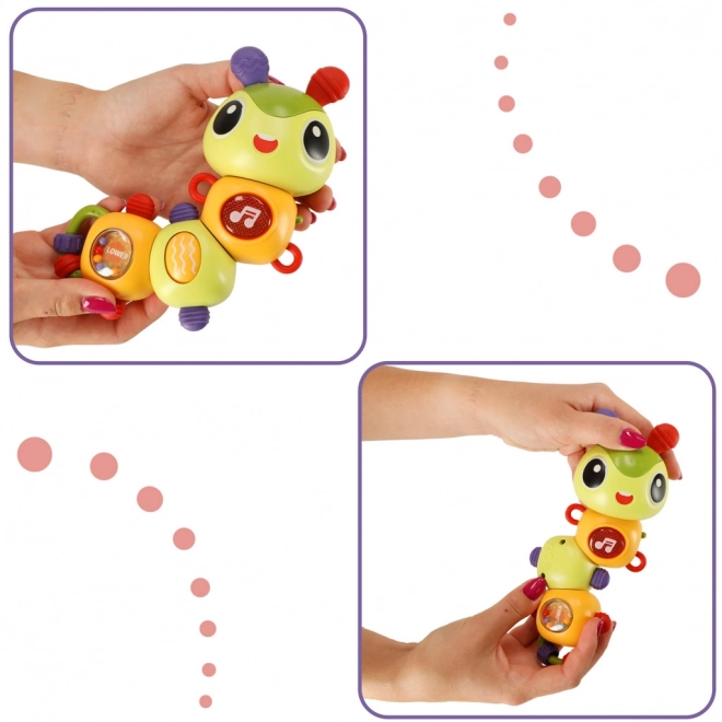 Chenille musicale électronique avec lumières