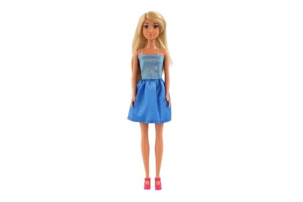 Poupée Anlily en robe scintillante plastique 30cm 4 couleurs dans boîte 8x32x5cm 12 pièces dans boîtier