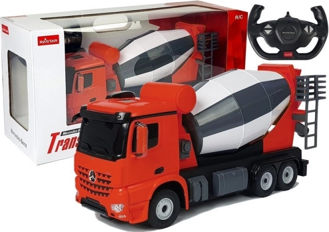 Voiture télécommandée Mercedes-Benz Arocs Rastar 1:14 rouge