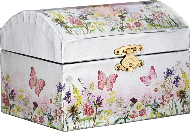 GOKI Boîte à bijoux musicale Fée florale, mélodie : Le Lac des cygnes