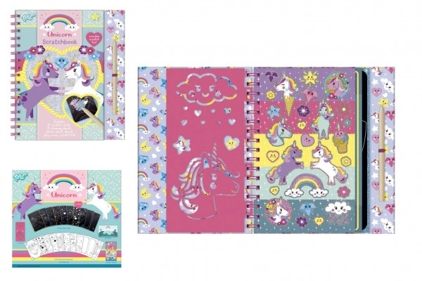 Livre à gratter Licorne