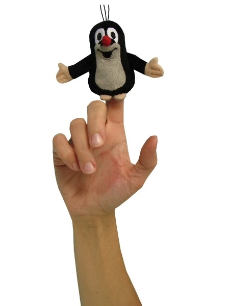 Marionnette à doigt en peluche Krtek 8 cm