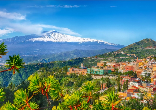 Enjoy puzzle Etna à Taormine, Sicile – 1000 pièces
