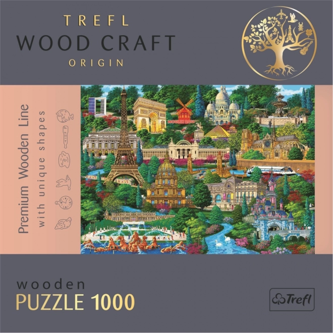Puzzle en bois TREFL Lieux célèbres de France 1000 pièces