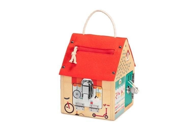 Lilliputiens – maison en bois avec verrous