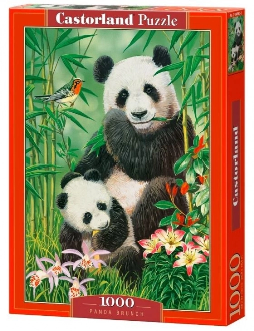 Puzzle 1000 pièces CASTORLAND Panda Brunch