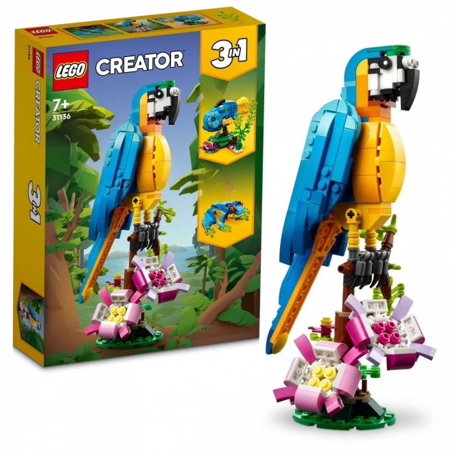 LEGO Creator 3 en 1 31136 Perroquet exotique