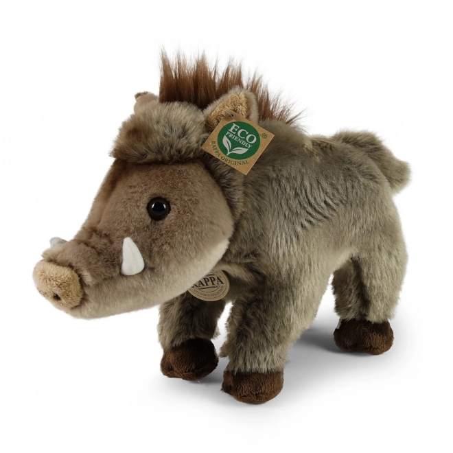 Sanglier en peluche debout 30 cm ÉCOLOGIQUE