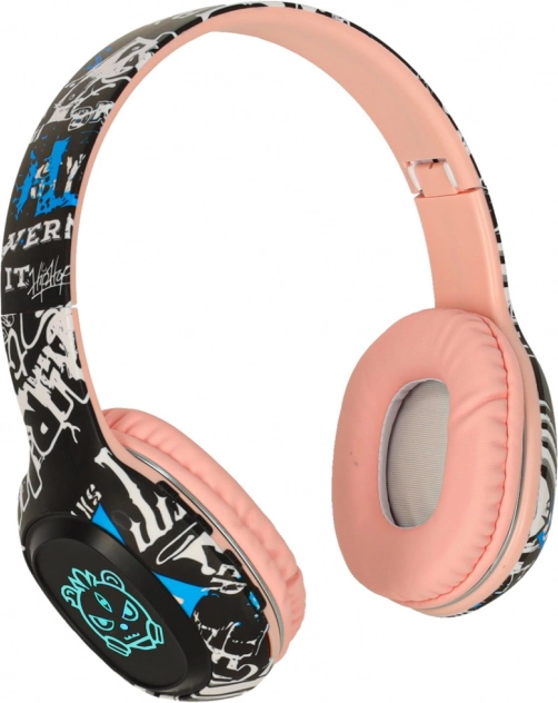 Écouteurs sans fil Bluetooth pour utilisation de jeu et sportive rose