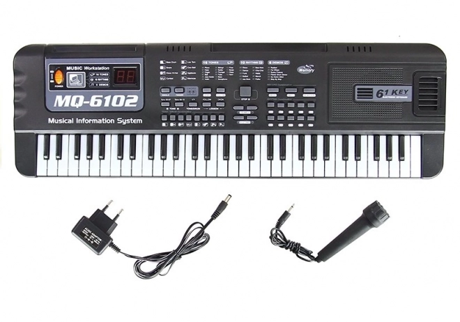 Clavier MQ-6102 61 touches Microphone éducatif