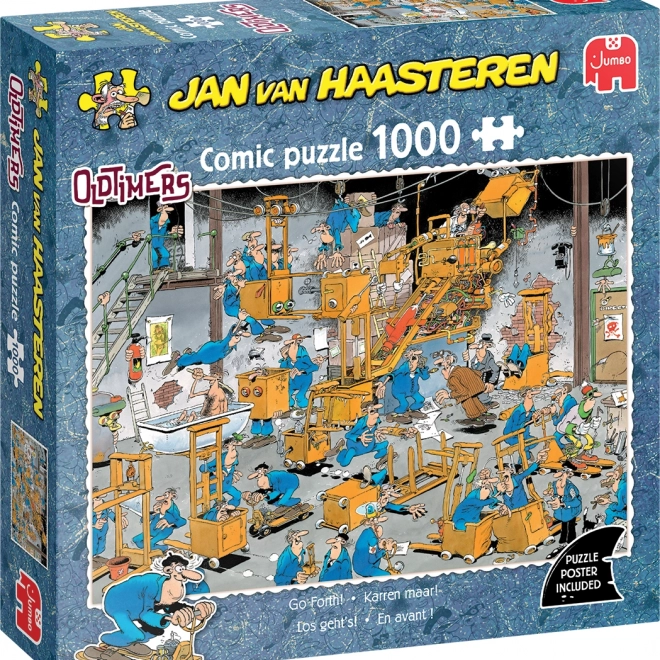 Puzzle JUMBO : Oldtimery - En avant ! 1000 pièces