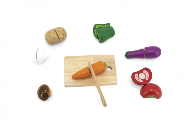 Kit de découpe en bois - légumes pour enfants