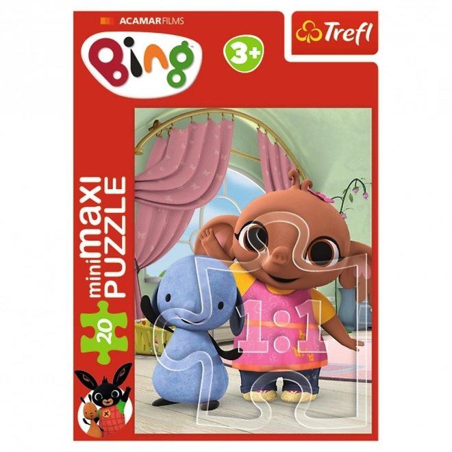 Minipuzzle miniMaxi 20 pièces Les amis de Bing/Lapin Bing