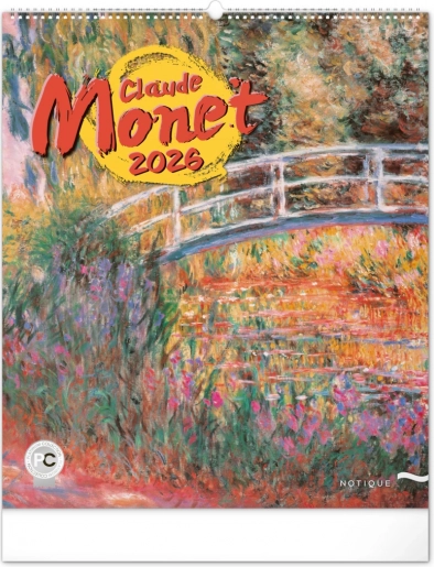 Calendrier mural Claude Monet 2026