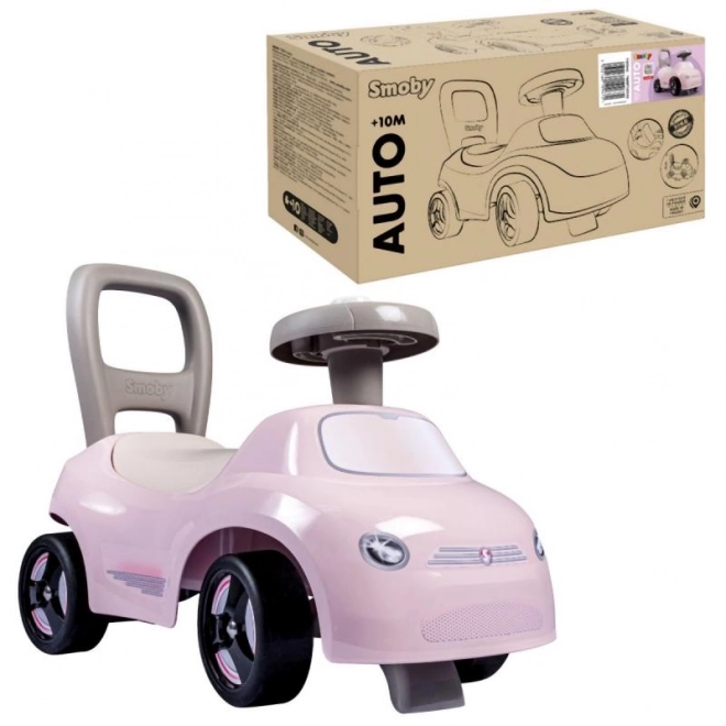 Smoby Véhicule d'Équilibre Auto Rose