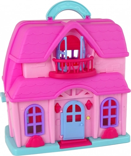 Maison de poupées colorée