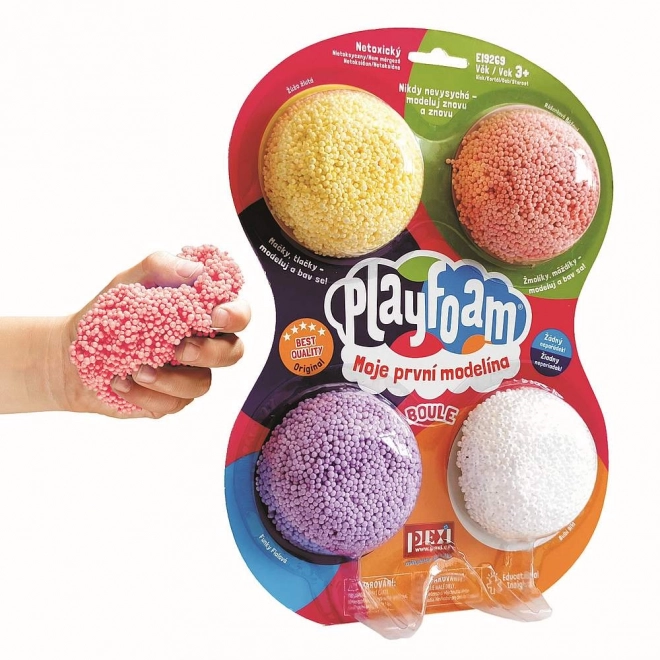 PlayFoam® Pâte à modeler boulettes 4 couleurs