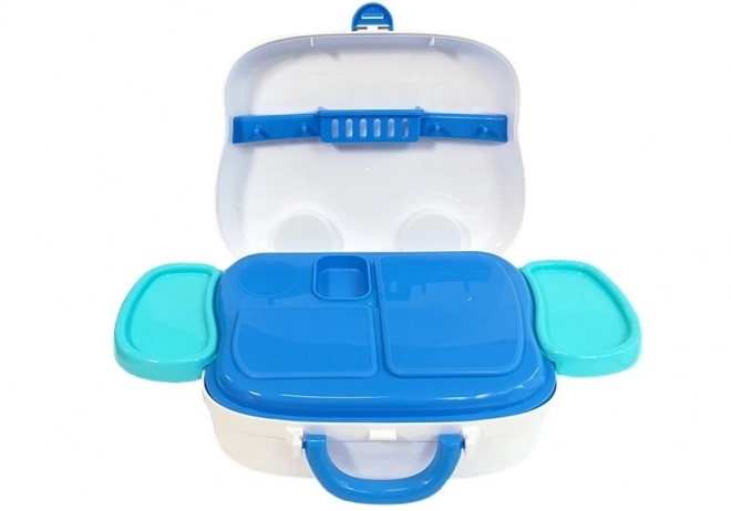 Ensemble médical dans une valise roulante