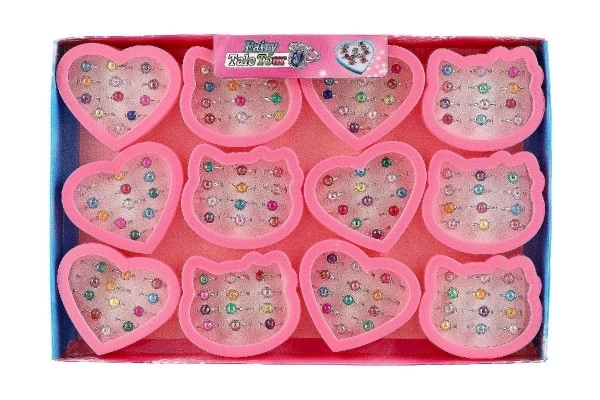 Bagues avec perle pour petites princesses