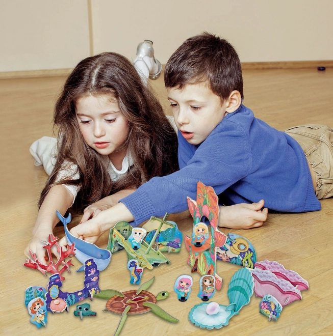 Royaume 3D des sirènes par EDUCA