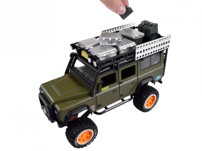 Voiture tout terrain en métal avec son et lumières LED