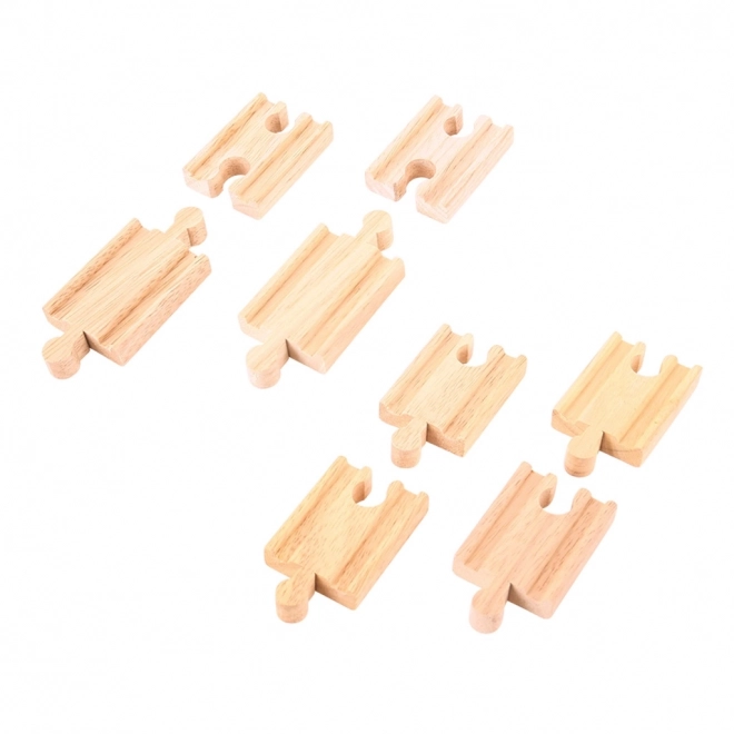 Bigjigs Rail Connecteurs de rails 7 cm 8 pièces
