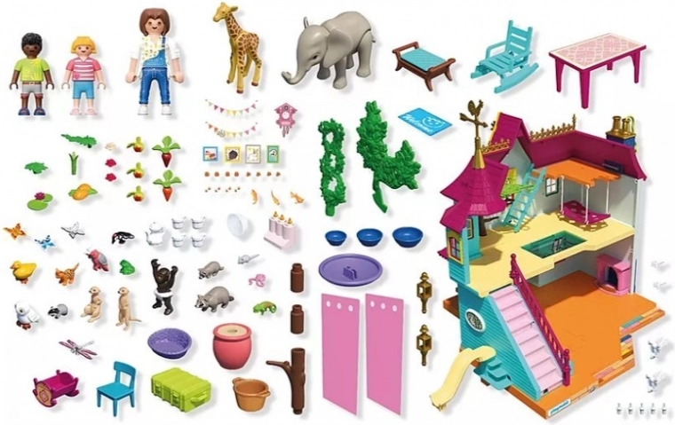 De nombreuses figurines et accessoires
