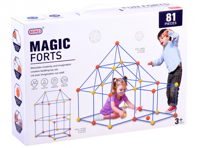 Jeux de Construction Grandes Pailles 81 pcs