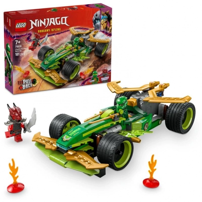 LEGO Ninjago voiture de course de Lloyd avec moteur à rétro-friction