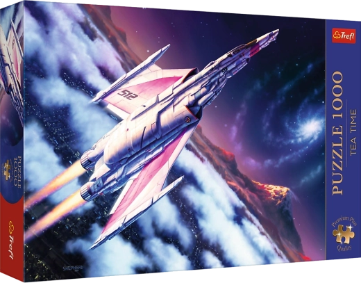 Puzzle Trefl Premium Plus Tea Time : voyage dans l’espace 1000 pièces