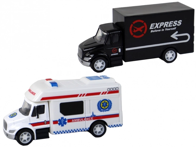 Camion de crème glacée à friction 1:87 A