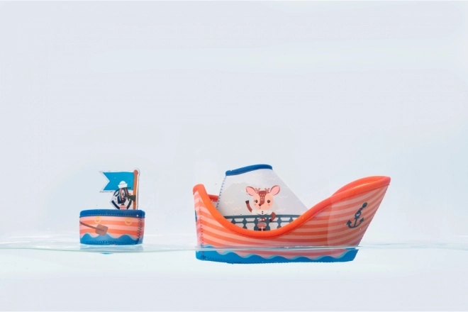 Lilliputiens bateau pirate du lion Jack pour le bain en néoprène