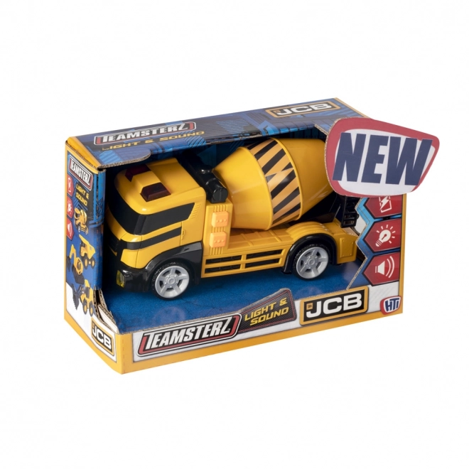 Mélangeur à ciment JCB pour enfants avec effets lumineux et sonores