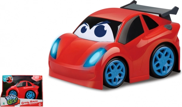 Kiddy Go! voiture de sport rouge avec lumière et son 19 cm