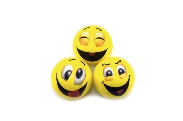 Balle en mousse smiley 6cm