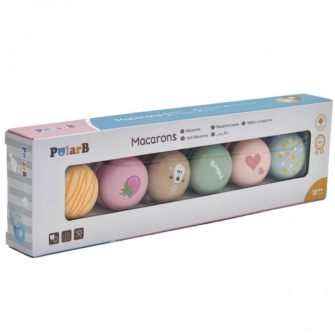 Macarons en bois