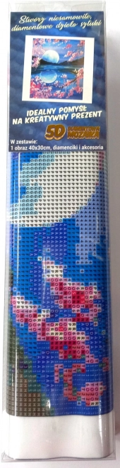 Norimpex Peinture de diamants Lune montante 30x40cm