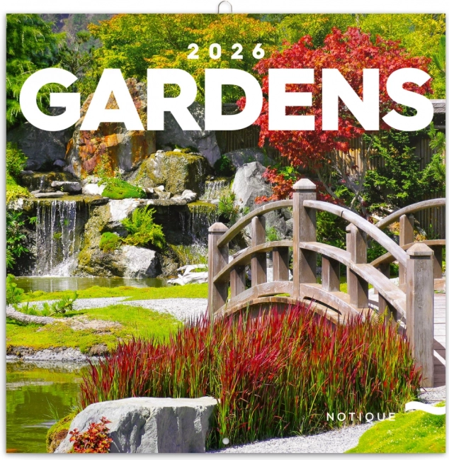 Calendrier de notes Jardins 2026