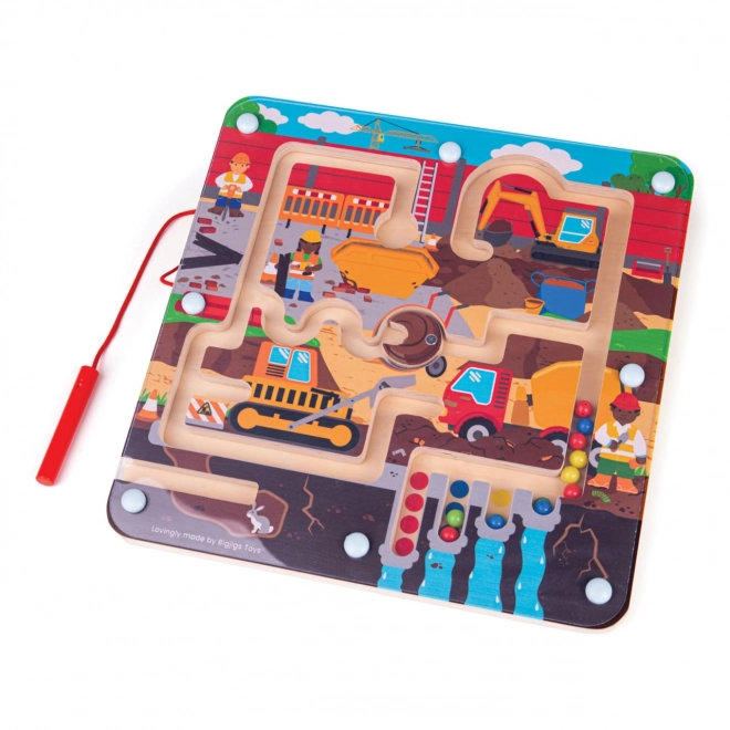 Labyrinthe Magnétique Chantier Bigjigs Toys