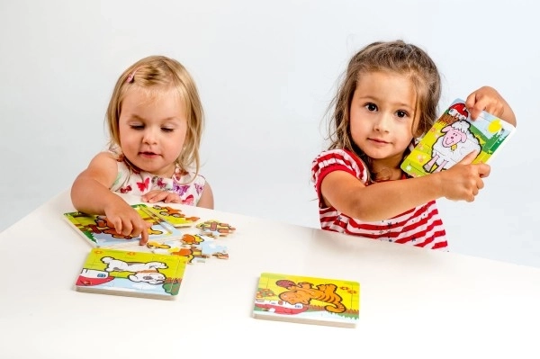 Mini puzzle Mes premiers animaux - 9 pièces