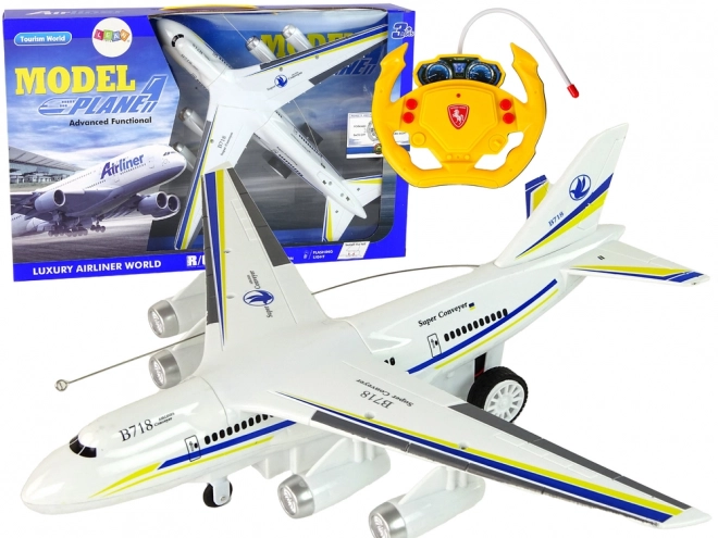 Avion personnel RC télécommandé blanc