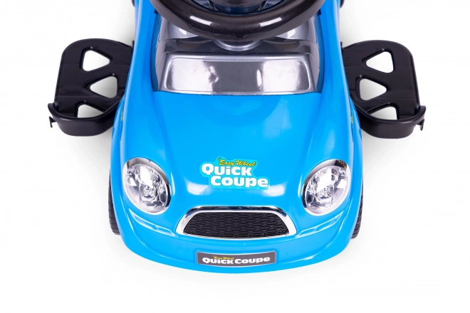 Trois-en-un pour enfants avec volant et sons - bleu