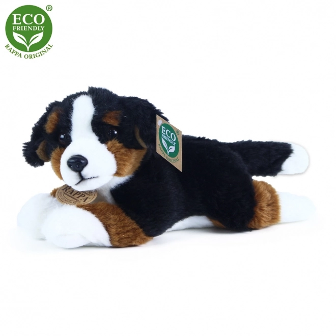 Rappa Peluche chien de montagne bernois allongé 23 cm ÉCOLOGIQUE