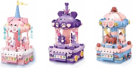 Sluban manège avec petit animal – jeu de construction