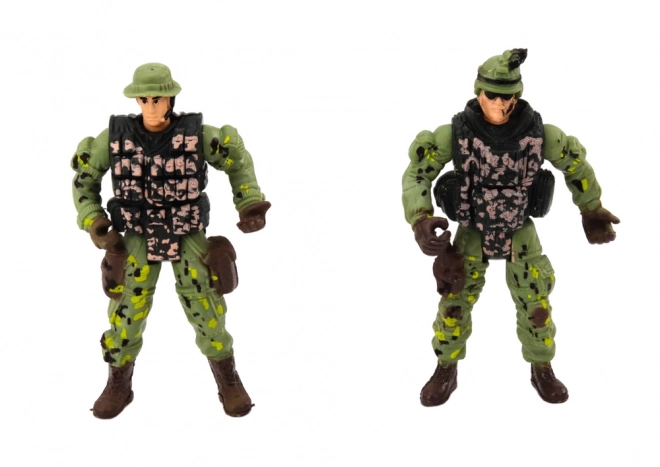 Ensemble de jeu militaire avec figurines et accessoires