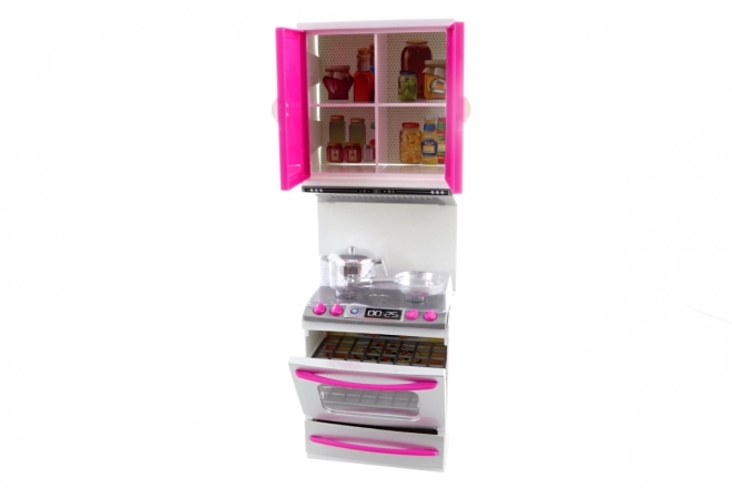 Ensemble de cuisine pour poupées à piles