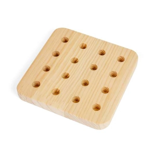 Rouleaux d'équilibre pour enfants sur socle en bois